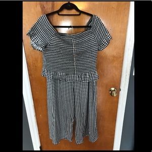 Gingham two piece set !!